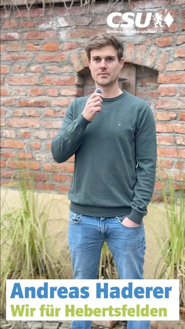 Andreas Haderer, Linden
38 Jahre, Landwirt, verheiratet, 3 Kinder 
Mitglied im SV Hebertsfelden, Freiwillige Feuerwehr Linden, 
Trachtenverein Lindenthaler 
Hobbys: Radfahren, Wandern, Squash, Sauna

#wirfürhebertsfelden
#PolitikZumAnfassen #csu #hebertsfelden #näherammenschen