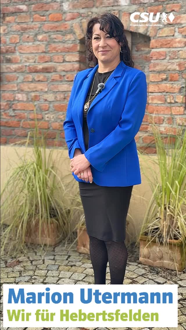 Marion Utermann, Hebertsfelden
48 Jahre, Bankkauffrau, verheiratet,2 Kinder, Gemeinderat seit 2020,
Vorstandsmitglied im Werbeinteressenring Eggenfelden e.V., SC Gollerbach 
SV Hebertsfelden, CSU Hebertsfelden

#wirfürhebertsfelden
#PolitikZumAnfassen #csu #hebertsfelden #näherammenschen