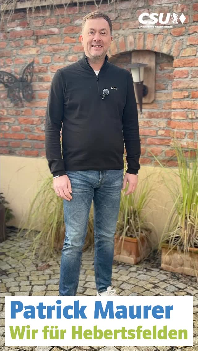 Patrick Maurer, Linden
49 Jahre, Steuerberater, verheiratet, 3 Kinder, 2. Bürgermeister, Gemeinderat seit 2014
Mitglied im SV Hebertsfelden, Freiwillige Feuerwehr Linden, 
Trachtenverein Lindenthaler, Obst- und Gartenbauverein, CSU Hebertsfelden 
Hobbys: Fußball, Imkern, Angeln

#wirfürhebertsfelden
#PolitikZumAnfassen #csu #hebertsfelden #näherammenschen